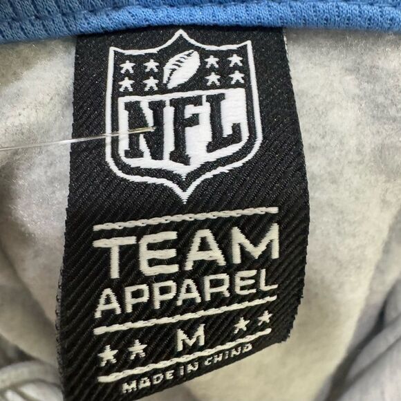 NFL Team Apparel Tennessee Titans gray logo full zip hoodie size medium NWT - Picture 8 of 9